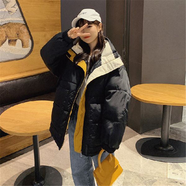 young style popular pocket solid all match coat parka jacket winter warm outwear casual casaco overcoat fashion female women, Black
young style popular pocket solid all match coat parka jacket winter warm outwear casual casaco overcoat fashion female women, Black