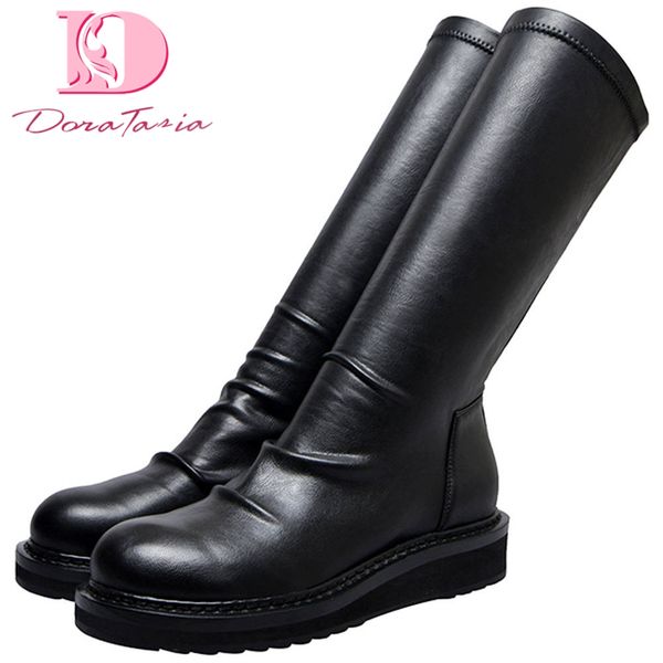 doratasia 2020 brand design ins genuine leather elastic fabric fashion woman shoes sock boots women boots female shoes, Black
doratasia 2020 brand design ins genuine leather elastic fabric fashion woman shoes sock boots women boots female shoes, Black
