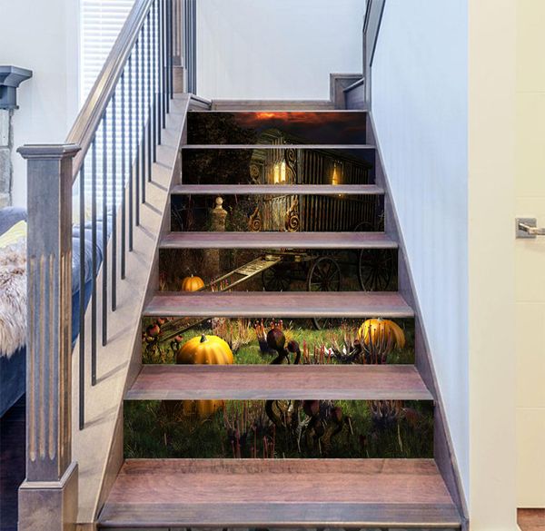halloween sticker 3d simulation stairs subsidies can the move water wall sticker bedroom a living room diy wallpaper wlt006