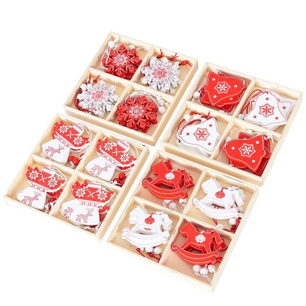 12pcs natural wood christmas tree ornament wooden hanging pendants gifts snow elk christmas decora adornos de navidad new year
12pcs natural wood christmas tree ornament wooden hanging pendants gifts snow elk christmas decora adornos de navidad new year