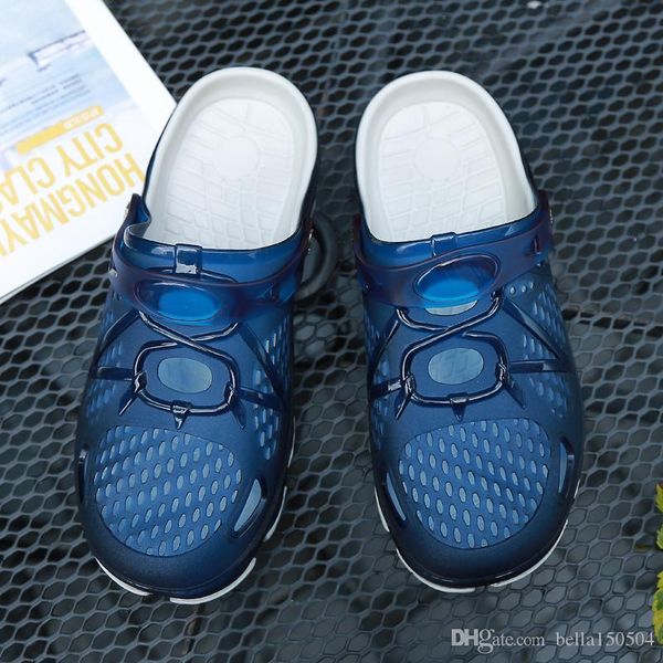 designer light slippers hole walk slippers casual beach sandals for men breathable flip flops outdoor wading shoes bird's nest slippers, Black
designer light slippers hole walk slippers casual beach sandals for men breathable flip flops outdoor wading shoes bird's nest slippers, Black