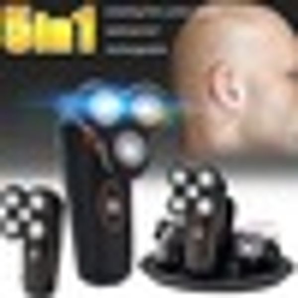 4d bald head hair clipper 2 in 1 5 blades electric razor beard trimmer shaver for men waterproof rotary shaving machine
4d bald head hair clipper 2 in 1 5 blades electric razor beard trimmer shaver for men waterproof rotary shaving machine