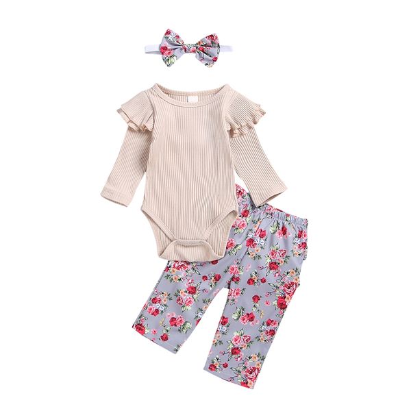 newborn baby girl clothes long sleeve beige clothes and flower trousers and bow headband three-piece suit, White
newborn baby girl clothes long sleeve beige clothes and flower trousers and bow headband three-piece suit, White