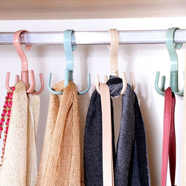 360 degrees rotation 4 hooks plastic handbag clothes ties bag holder shelf organizer multi-functional hanger rack storage hook
360 degrees rotation 4 hooks plastic handbag clothes ties bag holder shelf organizer multi-functional hanger rack storage hook