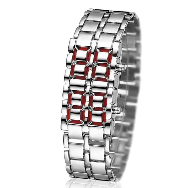 lava iron samurai men's watch luxury stainless steel band led watches men sports electronic watch led digital reloj hombre, Slivery;brown
lava iron samurai men's watch luxury stainless steel band led watches men sports electronic watch led digital reloj hombre, Slivery;brown