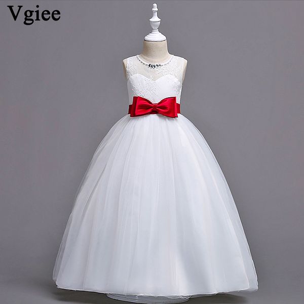 

vgiee kids dresses for girls christmas princess dresses ankle-length party weddings dress for girls 10 to 12 years outfits cc081, Red;yellow