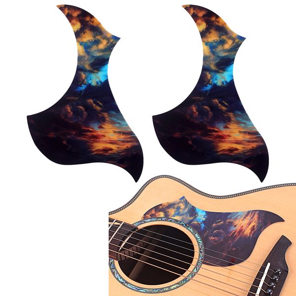 2 pack of acoustic guitar pickguard droplets or bird self-adhesive pick guard pvc protects your guitar surface
2 pack of acoustic guitar pickguard droplets or bird self-adhesive pick guard pvc protects your guitar surface
