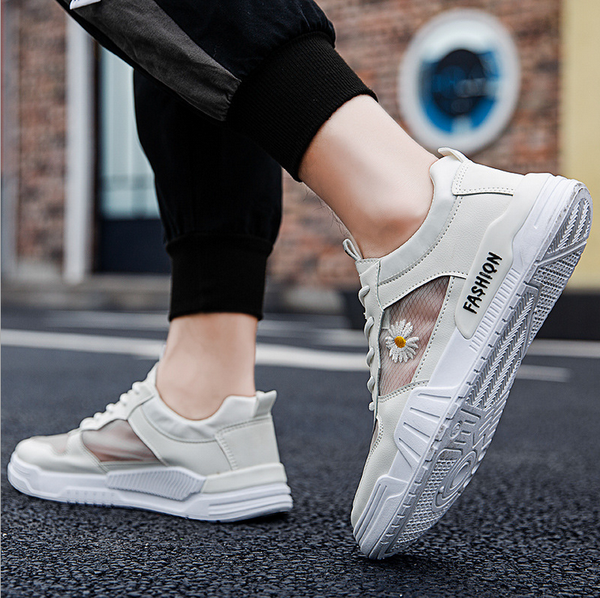 2020 summer hollow casual shoes wild white shoes breathable small daisy men's, Black
2020 summer hollow casual shoes wild white shoes breathable small daisy men's, Black