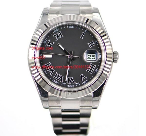 factory supplier wristwatch sapphire 41mm black dial 116334 automatic mens men's watch watches wristwatches, Slivery;brown
factory supplier wristwatch sapphire 41mm black dial 116334 automatic mens men's watch watches wristwatches, Slivery;brown