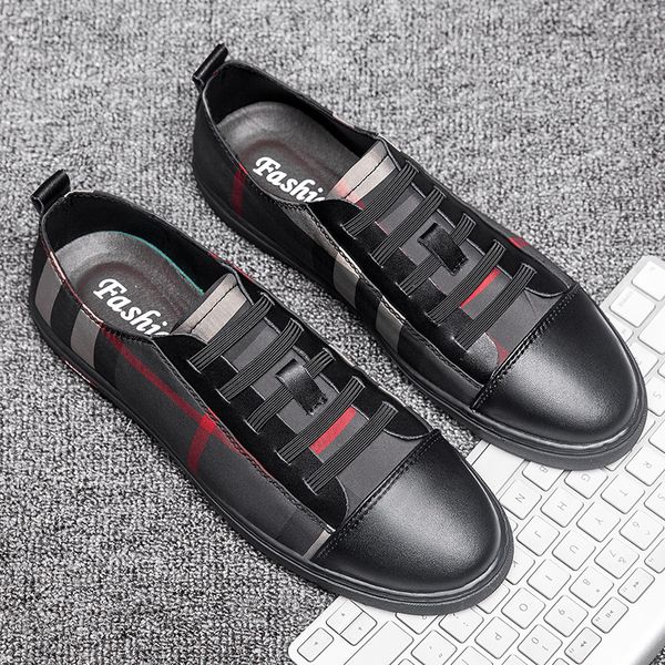2019 new casual fashion ultra light breathable outdoor leather leather plaid flat shoes zapatos de hombre men's shoes tennis, Black
2019 new casual fashion ultra light breathable outdoor leather leather plaid flat shoes zapatos de hombre men's shoes tennis, Black