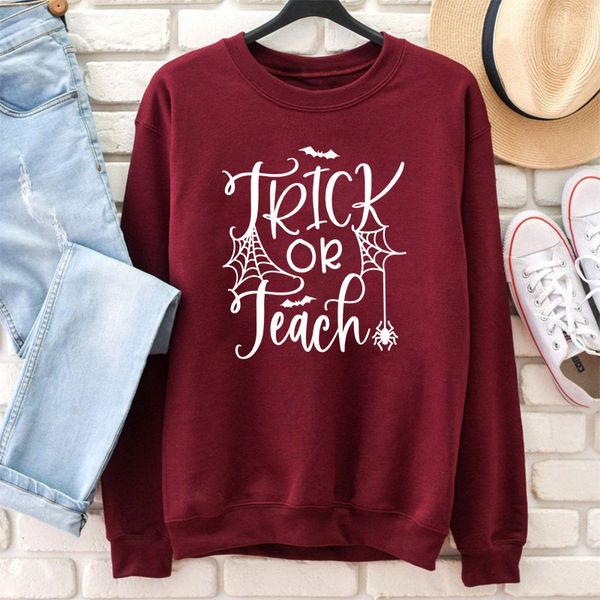 trick or teach halloween sweatshirt stylish funny pullover 100% cotton graphic halloween aesthetic grunge jumper hoodies, Black
trick or teach halloween sweatshirt stylish funny pullover 100% cotton graphic halloween aesthetic grunge jumper hoodies, Black