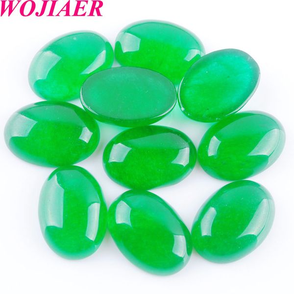 wojiaer natural green jade gem stone beads oval cabochon cab no drill hole 18x25x7mm jewelry making du8072, Black
wojiaer natural green jade gem stone beads oval cabochon cab no drill hole 18x25x7mm jewelry making du8072, Black