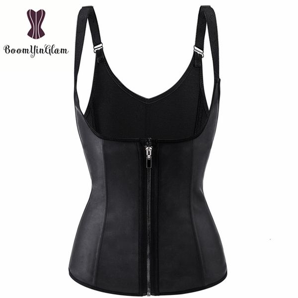 shapewear women's fajas colombias body size xs to 6xl latex vest 6 steel boned corset with zip & hook nude black 601#, Black;white
shapewear women's fajas colombias body size xs to 6xl latex vest 6 steel boned corset with zip & hook nude black 601#, Black;white
