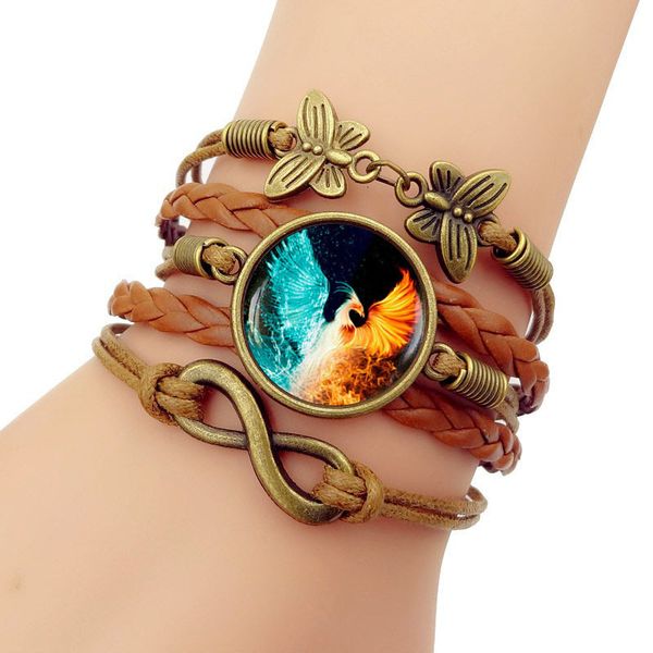 sell well addict phoenix time bracelet multi-storey weave cortex hand decorate, Golden;silver
sell well addict phoenix time bracelet multi-storey weave cortex hand decorate, Golden;silver