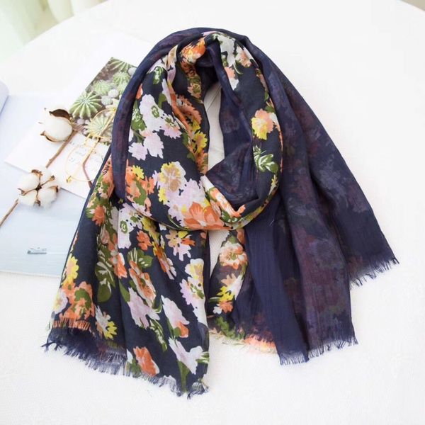 2018 women floral pattern scarf double layers cotton frayed scarf infinity 10pcs/lot
2018 women floral pattern scarf double layers cotton frayed scarf infinity 10pcs/lot