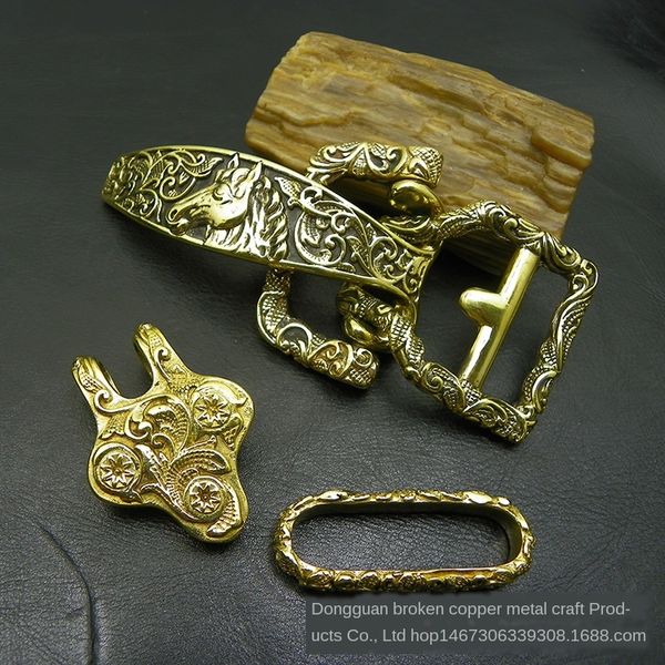 prdji pure copper cattle raising zodiac horse head cavalry buckle four-piece of 4 leather belt set of 4 creative white copper litterton hand, Slivery;black
prdji pure copper cattle raising zodiac horse head cavalry buckle four-piece of 4 leather belt set of 4 creative white copper litterton hand, Slivery;black