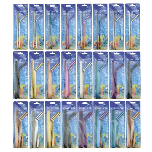 metal straight bend straw set 304 stainless steel drinking straw with brush 6*215mm 3 pcs straight / bend straw + brush set
metal straight bend straw set 304 stainless steel drinking straw with brush 6*215mm 3 pcs straight / bend straw + brush set