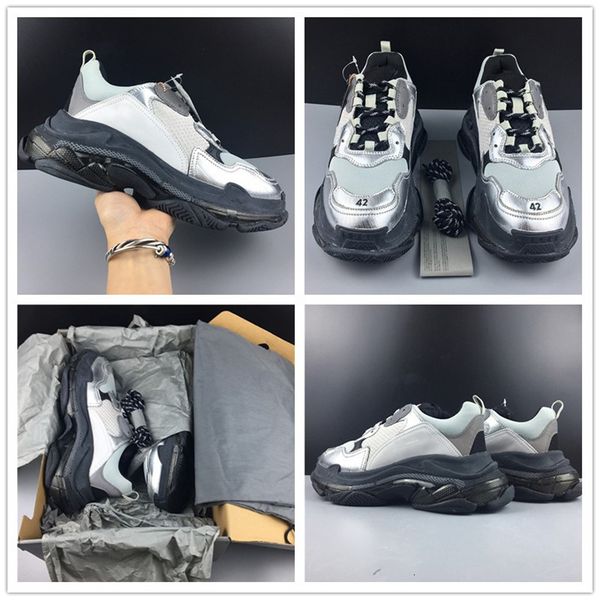 2019 paris triple s 17fw clunky sneaker fashion black silver luxury new brand designer mens women sports casual shoes size 36-45
2019 paris triple s 17fw clunky sneaker fashion black silver luxury new brand designer mens women sports casual shoes size 36-45