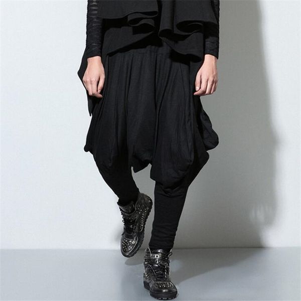 men spring summer hip hop punk harem pants drop crotch baggy pants mens street dance hiphop joggers gothic style loose trousers, Black
men spring summer hip hop punk harem pants drop crotch baggy pants mens street dance hiphop joggers gothic style loose trousers, Black