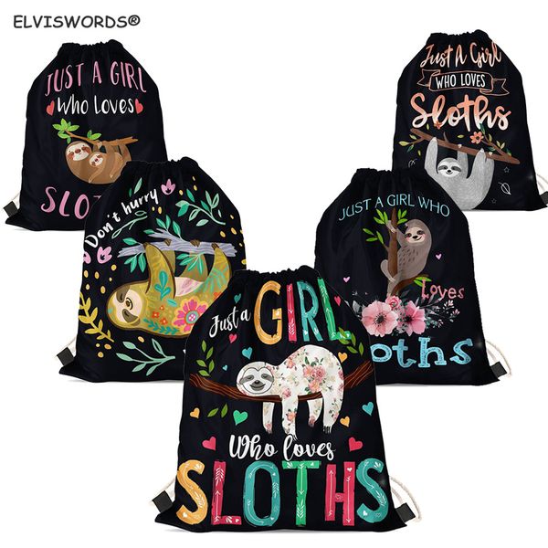 elviswords new cute sloth print drawstring bag cartoon gift bag school for kid women yoga sack travel beach backpacks
elviswords new cute sloth print drawstring bag cartoon gift bag school for kid women yoga sack travel beach backpacks