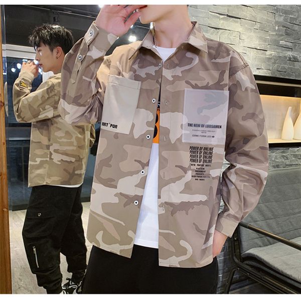 men shirt new arrival fast fashion long sleeve camouflage cargo shirts autumn spring print ing, White;black
men shirt new arrival fast fashion long sleeve camouflage cargo shirts autumn spring print ing, White;black