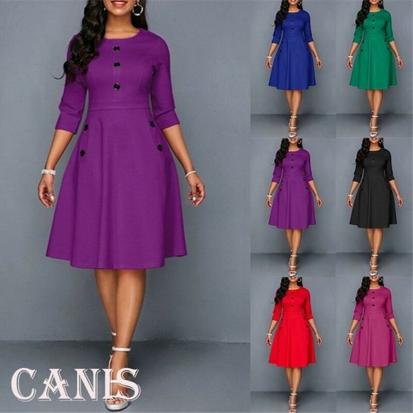plus size womens vintage long prom evening party swing dress ball gown tunic long sleeve solid print sundress rockabilly style
plus size womens vintage long prom evening party swing dress ball gown tunic long sleeve solid print sundress rockabilly style