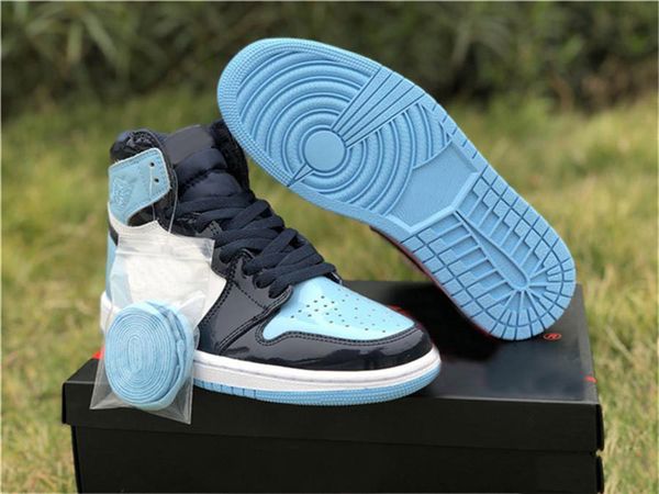 2019 Authentic AirHigh OG UNC Patent ASG WMNS Mens Basketball Shoes Obsidian Blue Chill-White CD0461-401 Sports Sneakers With Box
2019 Authentic AirHigh OG UNC Patent ASG WMNS Mens Basketball Shoes Obsidian Blue Chill-White CD0461-401 Sports Sneakers With Box
