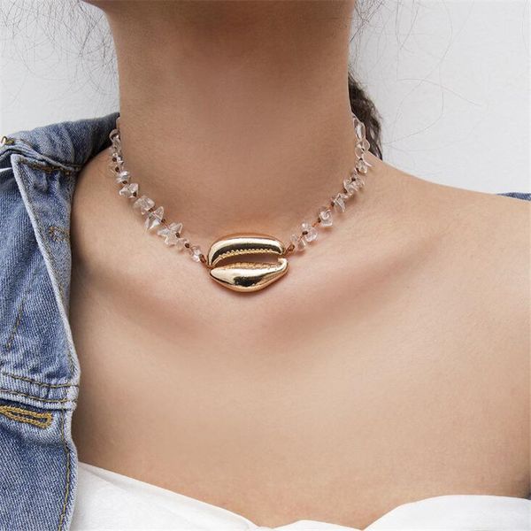 diezi vintage 3 colors short choker necklace boho shell pendant rope clavicle chain crystal statement necklace for women jewelry, Silver
diezi vintage 3 colors short choker necklace boho shell pendant rope clavicle chain crystal statement necklace for women jewelry, Silver