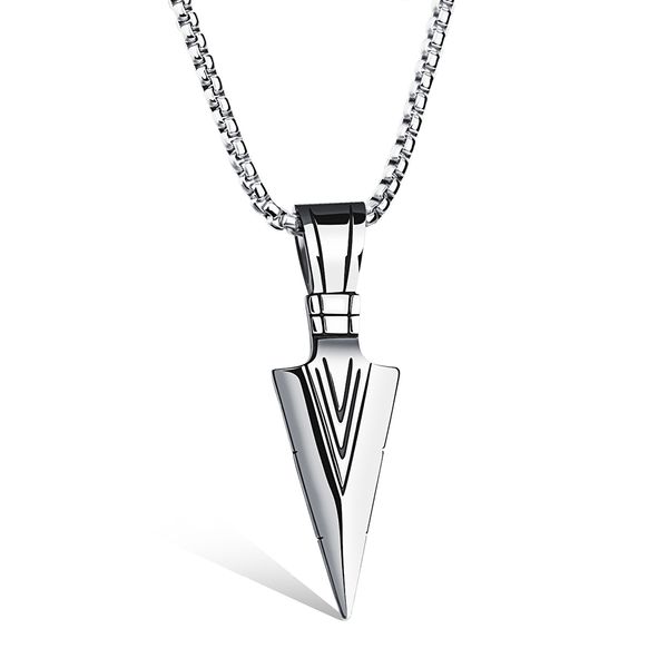 spearhead arrowhead pendants necklace jewelry mens retro style stainless steel gold plated casting necklace jewelry gold/silver/black
spearhead arrowhead pendants necklace jewelry mens retro style stainless steel gold plated casting necklace jewelry gold/silver/black