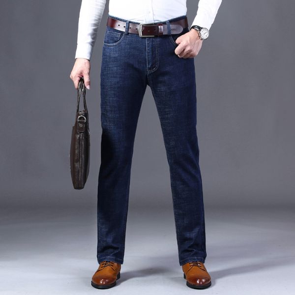 new 2020 spring new business casual jeans mens jeans cotton stretch male pant man long straight trousers ripped jeans for men, Blue
new 2020 spring new business casual jeans mens jeans cotton stretch male pant man long straight trousers ripped jeans for men, Blue