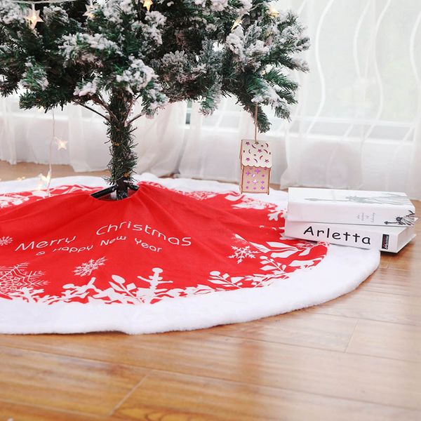merry christmas new 122cm large size red xmas tree skirt with embroidery snowflake christmas decoration for home new year 2020
merry christmas new 122cm large size red xmas tree skirt with embroidery snowflake christmas decoration for home new year 2020