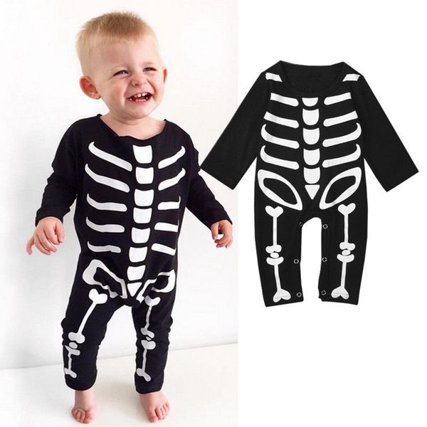 halloween newborn baby boy girl kids skeleton print rompers long sleeve jumpsuit cotton clothes outfit costume cosplay, Blue
halloween newborn baby boy girl kids skeleton print rompers long sleeve jumpsuit cotton clothes outfit costume cosplay, Blue