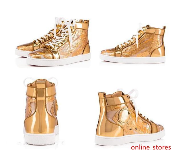 19s новый franch пара золотой кожа шипы seaveste кроссовки мужчины с низким top red bottom sneaker элегантный дизайнер открытый женщины трен
19s новый franch пара золотой кожа шипы seaveste кроссовки мужчины с низким top red bottom sneaker элегантный дизайнер открытый женщины трен