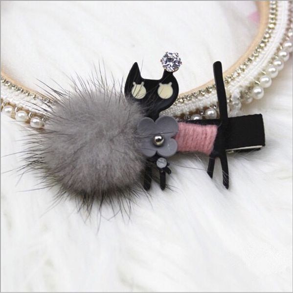 boutique korean hair ball cute black cat hair clips pin accessories for women girls children hair barrette clip hairgrip hairpin, Black;brown
boutique korean hair ball cute black cat hair clips pin accessories for women girls children hair barrette clip hairgrip hairpin, Black;brown