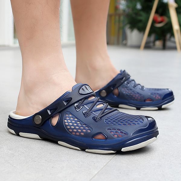 2019 summer new men's sandals eva lightweight beach slippers non-slip men breathable garden clog shoes casual flip flops, Black
2019 summer new men's sandals eva lightweight beach slippers non-slip men breathable garden clog shoes casual flip flops, Black