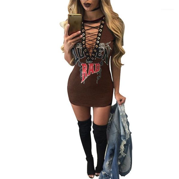 printed casual dresses women bandage mini dress evening club bad letters, Black;gray
printed casual dresses women bandage mini dress evening club bad letters, Black;gray