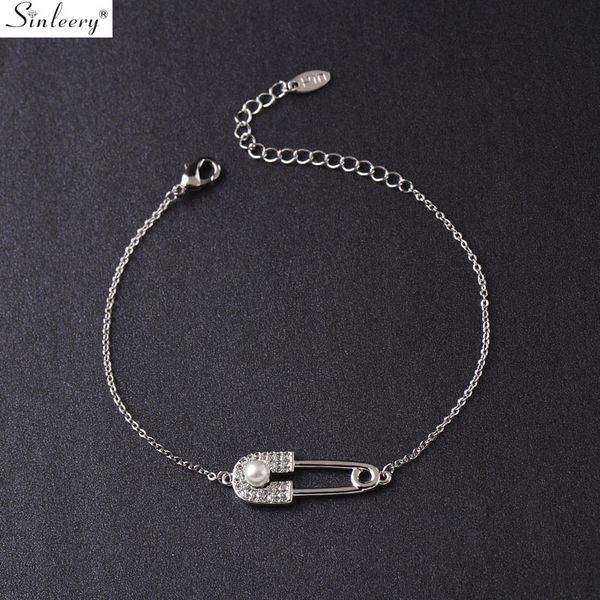 sinleery delicate pin adjustable women bracelet black gun silver color chain tiny zirconia beautiful bracelet jewelry sl206 ssd
sinleery delicate pin adjustable women bracelet black gun silver color chain tiny zirconia beautiful bracelet jewelry sl206 ssd