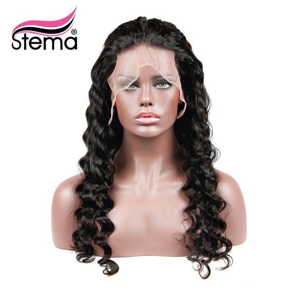 stema loose wave 360 lace frontal wig 150% density for black women 13x4 13x6 lace front human hair wigs remy human hair wigs, Black;brown
stema loose wave 360 lace frontal wig 150% density for black women 13x4 13x6 lace front human hair wigs remy human hair wigs, Black;brown