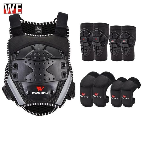 wosawe children's motorcycle armor body moto jacket off-road riding vest body protector gear motorcross kneepads elbow protector
wosawe children's motorcycle armor body moto jacket off-road riding vest body protector gear motorcross kneepads elbow protector