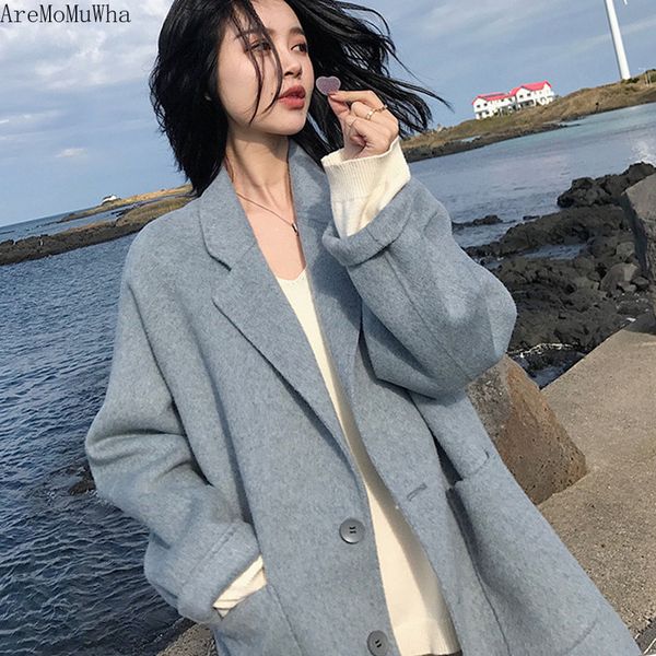 aremomuwha 2019 new winter japanese coat female winter woolen coat female short student college wind thickening woolen mh503, Black
aremomuwha 2019 new winter japanese coat female winter woolen coat female short student college wind thickening woolen mh503, Black