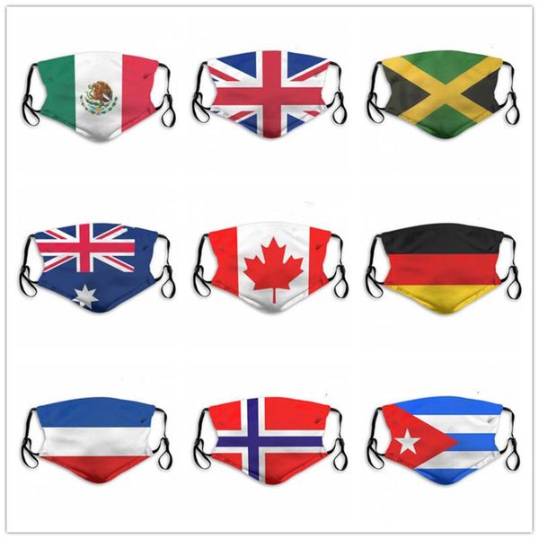national flag masks washable adjustable reusable 2 carbon filters safety assembly outdoor sports dust proof breathable face mask printed
national flag masks washable adjustable reusable 2 carbon filters safety assembly outdoor sports dust proof breathable face mask printed