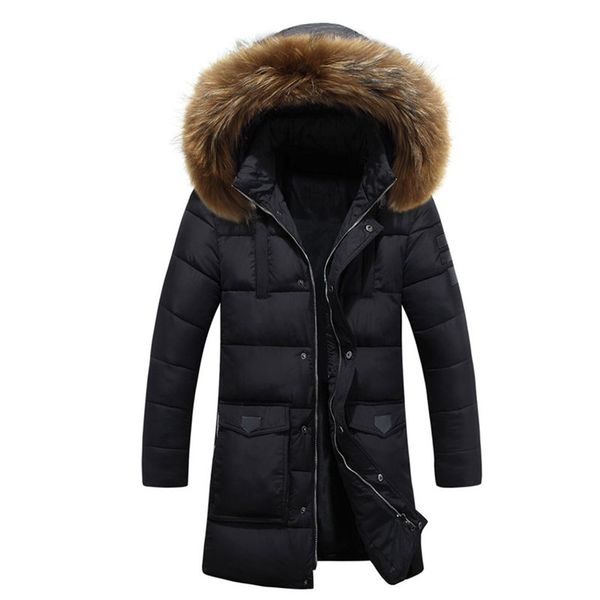 2018 winter puff jacket men coats thick warm casual fur collar long coat parkas men windproof hooded outerwear 's parkas, Tan;black
2018 winter puff jacket men coats thick warm casual fur collar long coat parkas men windproof hooded outerwear 's parkas, Tan;black