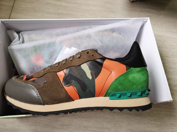 real leather suede stud rockrunner camouflage sneakers shoes men women flats luxury designer rivet rockrunner trainers star casual shoes, Black
real leather suede stud rockrunner camouflage sneakers shoes men women flats luxury designer rivet rockrunner trainers star casual shoes, Black