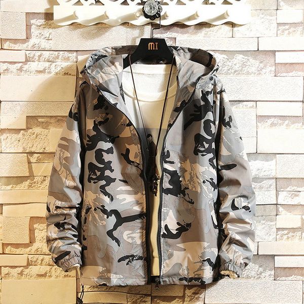 2020 new spring and autumn men's jacket camouflage hoodie men's coat japanese harajuku running locomotive jacket, Black;brown
2020 new spring and autumn men's jacket camouflage hoodie men's coat japanese harajuku running locomotive jacket, Black;brown