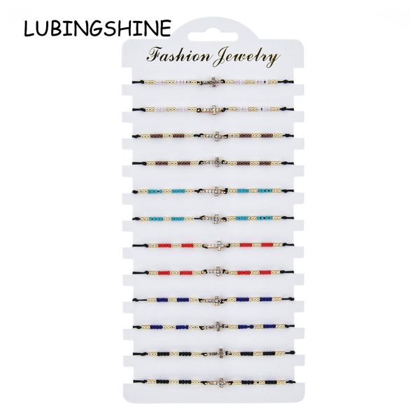 boho women girl 12pcs/lot rhinestone cross charms bracelet set weave adjustable knot string seed bead wristband jewelry gift, Golden;silver
boho women girl 12pcs/lot rhinestone cross charms bracelet set weave adjustable knot string seed bead wristband jewelry gift, Golden;silver