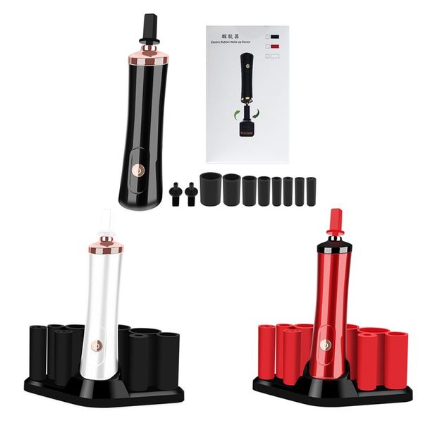 electric eyelash glue shaker for nail polish tattoo ink pigment liquid shaking machine with 8pcs glue cover die new 2020