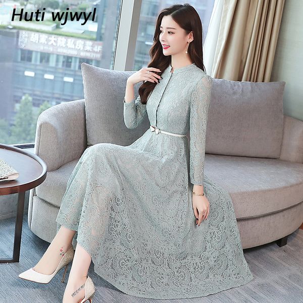 casual dresses 2021 autumn winter plus size vintage lace midi women elegant bodycon black maxi dress party long sleeve runway vestidos, Black;gray
casual dresses 2021 autumn winter plus size vintage lace midi women elegant bodycon black maxi dress party long sleeve runway vestidos, Black;gray