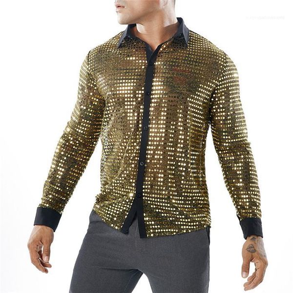 apparel mens sequins print casual shits lapel neck long sleeve fashion summer style homme clothing casual, White;black
apparel mens sequins print casual shits lapel neck long sleeve fashion summer style homme clothing casual, White;black