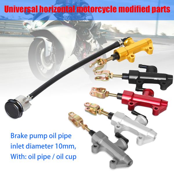 universal horizontal motorcycle modified parts, brake pump oil pipe inlet diameter 10mm
universal horizontal motorcycle modified parts, brake pump oil pipe inlet diameter 10mm