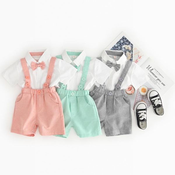 toddler baby boy gentleman suits short sleeve shirt suspender shorts outfit set kids clothes boys roupa infantil toddler boy set, White
toddler baby boy gentleman suits short sleeve shirt suspender shorts outfit set kids clothes boys roupa infantil toddler boy set, White